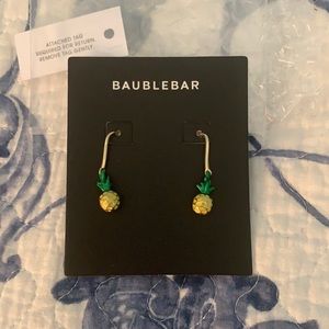 Pineapple statement earrings, never worn